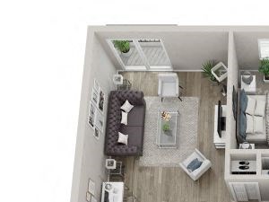 Hawthorne Layout Floor Plan Hawthorne Layout Floor Plan at Carol Stream Crossing, 535 Thornhill Drive, Carol Stream, Illinois